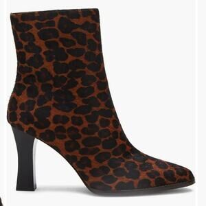Matisse Eclair Leopard Cowhair Booties Women's 7.5 M